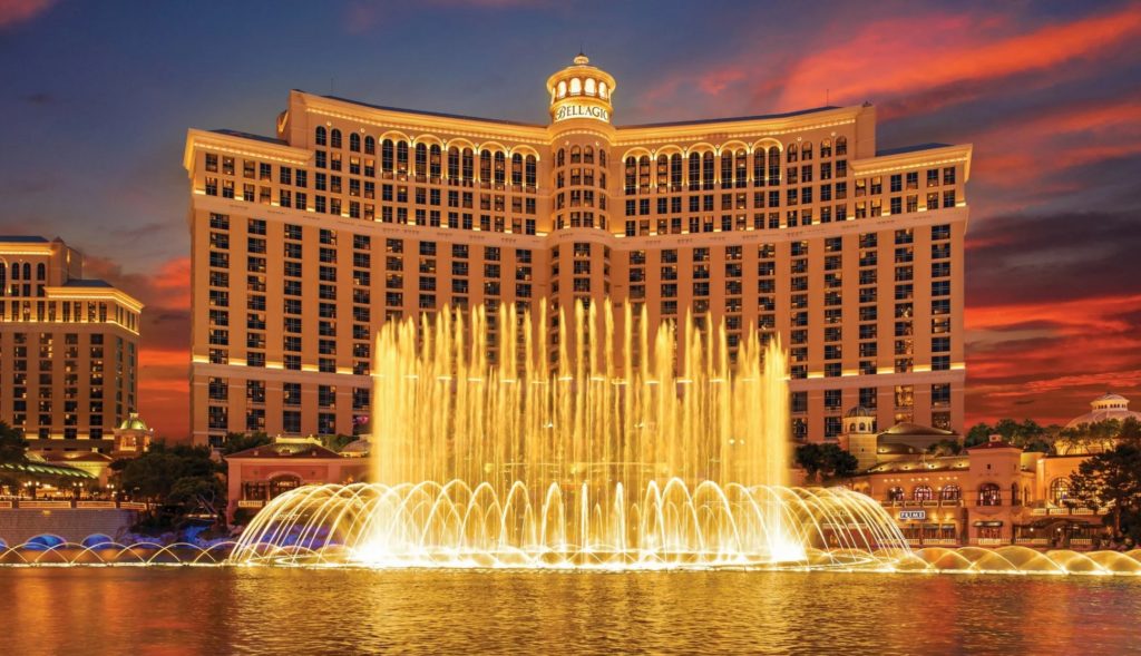 Fontaine du Bellagio à Las Vegas