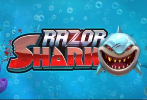 Logo de la machine à sous Razor Shark