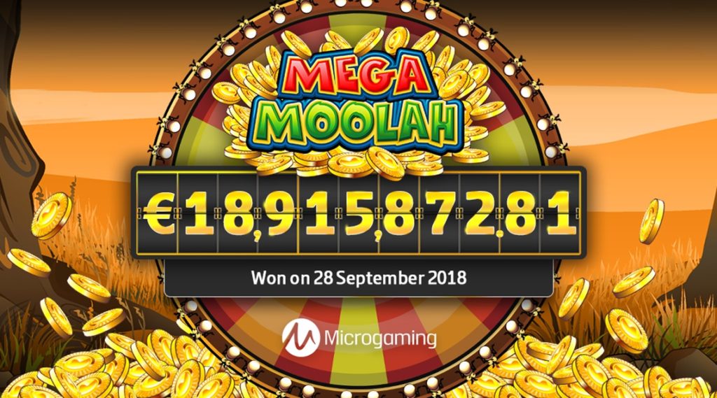 Jackpot progressif de la machine à sous Mega Moolah