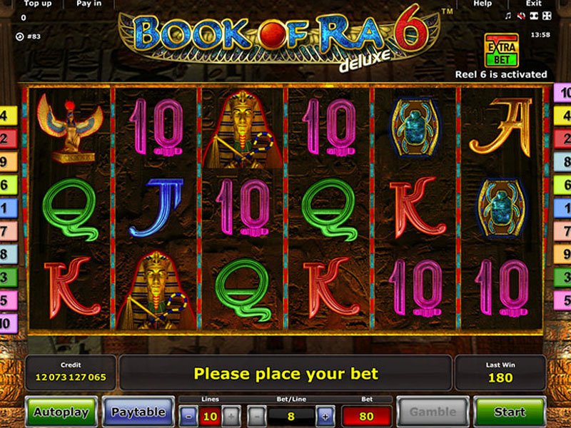 Jouer gratuitement à la machine à sous Book of Ra 6