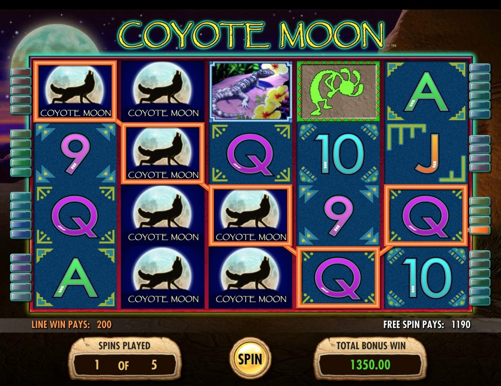 Jouer gratuitement à la machine à sous Coyote Moon