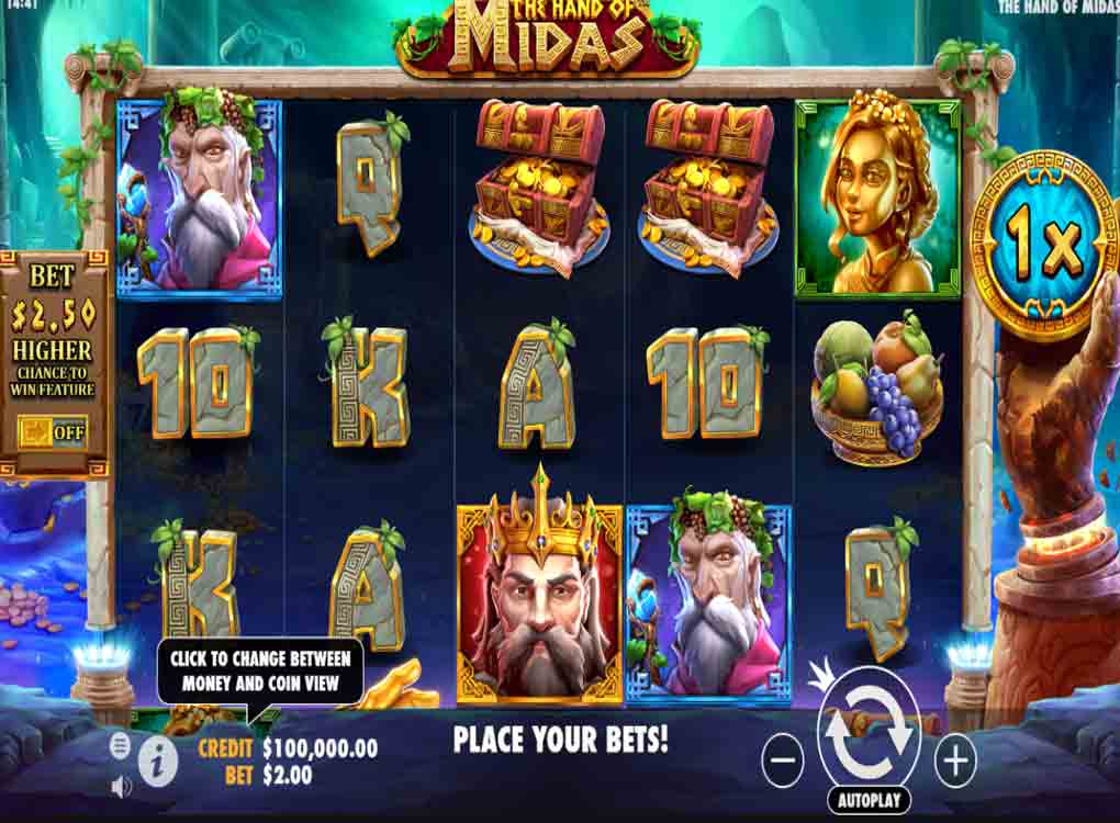 Jouer gratuitement à la machine à sous The Hand of Midas