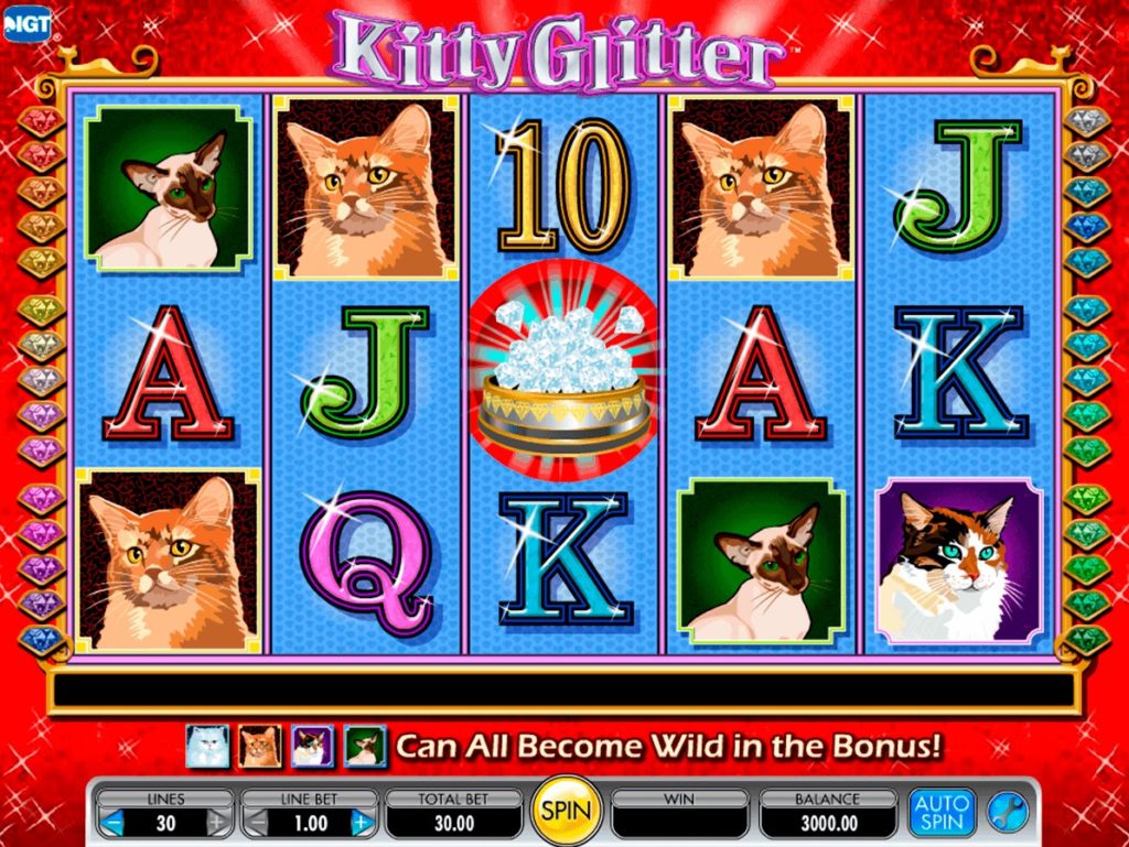 Jouer gratuitement à la machine à sous Kitty Glitter