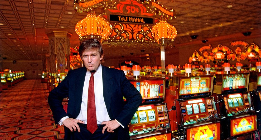 Trump dans son casino à Atlantic City